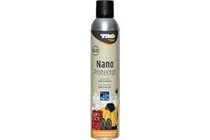 TRG The One Nano Protector, spray impermeabilizzante per tutti i tipi di pelle, camoscio, nabuk, microfibra e tessuto, incolore, 400 ml