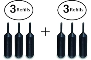 Seis cartuchos de recambios para Sello ancho de tipo rodillo Protección antirrobo de identidad Vantamo