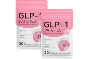 BAOXIAOBEN GLP-1 Patches Healthy Shape Support, Natural Appetite Suppressant with Vitamins B & Cinnamon for Craving Control, Vegan, Non-GMO (60 PCS)
