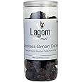 Lagom Gourmet Seedless Omani Dates 400g | All Natural | No Preservatives | No Added Sugar | Gluten Free | Vegan | Plant Based | Non GMO | Dates Dry Fruits | Khajur | Khajoor | Khejur