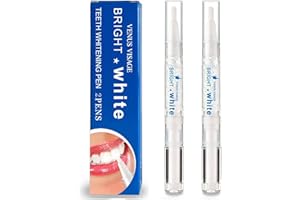 2x Venus Visage Teeth Whitening Stift, 20+ Zahnaufhellung Anwendungen, Schmerzfreies Zahnbleaching für Weiße Zähne, Schnelles Aufhellen, Sanftes & Zahnschonendes Bleichen (2er-Pack, Mint)