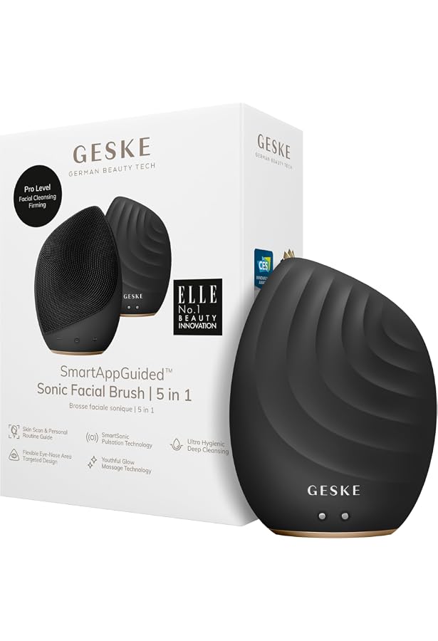 Higher Glow 3D Schallvibrations-Gesichtsbürste – Porentiefe Reinigung & Anti-Aging In Einem