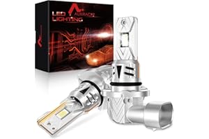 AUXIRACER HB4 LED, 30000LM 6500K Bianco Freddo 100W, Lampadine HB4/9006 LED 600% Luminosità, Plug and Play, Dimensioni Mini 1:1, 12V Per Fari Auto e Moto, Pacco da 2
