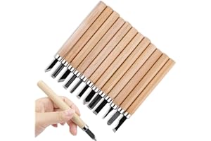 NIYATA 12 narzędzi do rzeźbienia w drewnie, zestaw narzędzi do rzeźbienia w drewnie, narzędzie do rzeźbienia w drewnie, narzędzie do rzeźbienia w drewnie, narzędzia do rzeźbienia w drewnie, dla