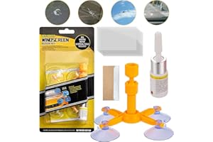 GENERIC Windscreen Repair Kit, Windshield Repair Kits Fix Glass Chip Crack Car Windscreen For Fix Auto Cracks, Scratch, Nicks, Half-Moon, Star-Shaped, Bulls-Eye By Yourself Easily
