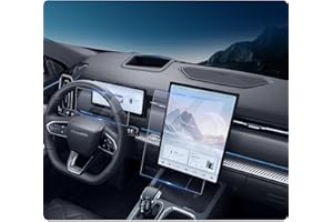 LUWU 2 Pack Compatible with Jaecoo J7 2025 Navigation Screen Protector (14.8" Central Screen + 10.25" Instrument) Tempered Glass Screen Protective Film 9H Anti-Scratch Jaecoo J7 Accessories