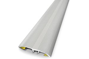 GERFLOR 3M 631022D Seuil universel Alu Naturel Strie 83 cm x 3,7 cm, Gris Clair