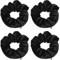 Samt-Scrunchies Mit Versteckter Reißverschlusstasche – 6 Bunte Haargummis Für Damen & Mädchen