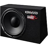 Kenwood KSC-W1200B Ground Shaking 30cm Subwoofer with Shallower Box