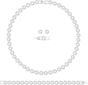 Swarovski Angelic set, Round, White 