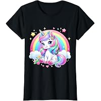 Papacorn T-Shirt Père Fille Licorne - Cadeau Fête Des Pères Ou Anniversaire