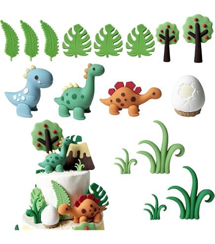 Piatti, Happy Dinosaur, Dinosauri, piatti di carta da dessert, piatti