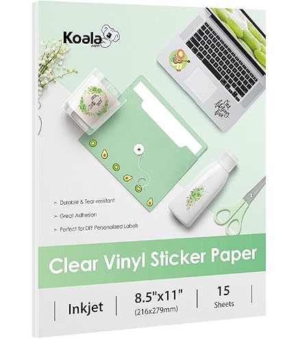 KOALA Lot De 10 Feuilles De Papier Autocollant Doré Métallique Pour