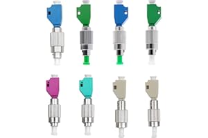 ANPTAIKE Adaptateur optique FC mâle LC femelle bride d'accueil connecteur optique OM3/OM4/UPC/APC monomode multimode combinaison hybride tête de conversion