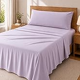 Degrees Home Premium Bedding Set 135 x 190 cm, 3 Pieces: Fitted Sheet, Top Sheet and Pillowcase 135 x 45 cm &ndash; Brushed Microfi