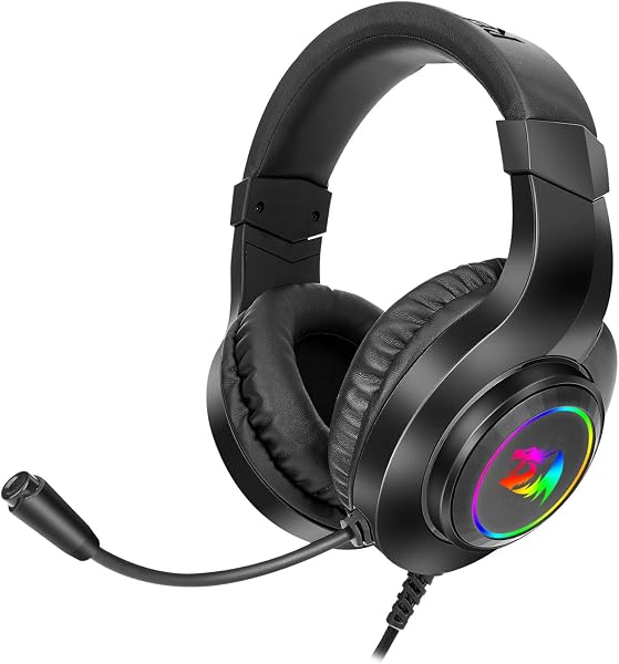 Redragon H260 Gaming Headset, RGB, 3.5mm+USB, Black