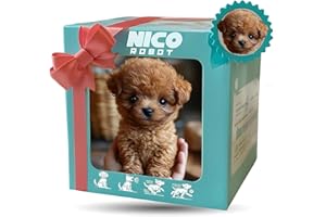 WUDLI 2025 Nowy Pies Robot, Robot Szczeniak, Który Zachowuje Się Jak Prawdziwy Szczeniak, Nicoo - My Realistic Robotic Puppy, Nico Dog Robot Dla Dorosłych, Ai Nico Robot Dog - Walking, Barking