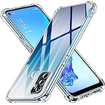 Per OPPO A53S COVER SLIM NERA CARBON ANTIURTO PELLICOLA VETRO TEMPERATO A 53 - Foto 3