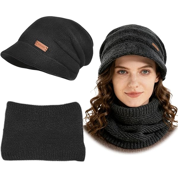 YAMEE Vissershoed voor dames, omkeerbaar, warm, casual