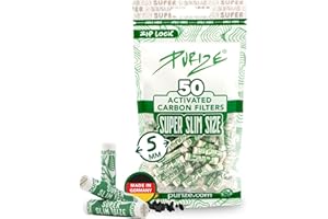 ‎PURIZE PURIZE® Aktivkohlefilter Beutel | 50 Super Slim Size