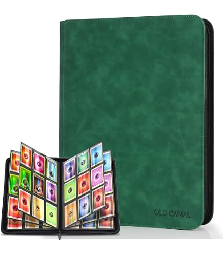 MewVeer Classeur Carte, 12 Pochettes Album Rangement Carte pour 960 Cartes, Album Cartes de Baseball Premium et Durable avec Fermeture à Glissière, Binder Carte pour MTG/TCG, Cartes Sportives, Noir MewVeer Classeur Carte, 12 Pochettes Album Rangement Carte pour 960 Cartes, Album Cartes de Baseball Premium et Durable avec Fermeture à Glissière, Binder Carte pour MTG/TCG, Cartes Sportives, Noir