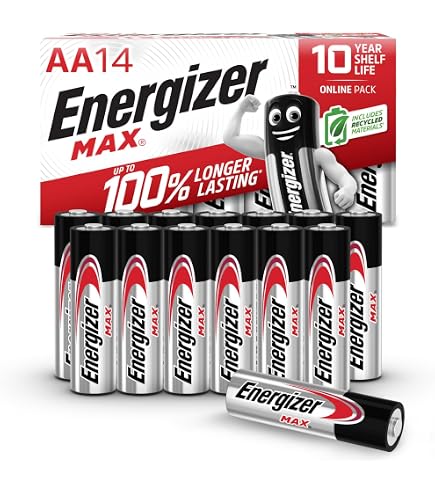 Piles Alcalines AAA Energizer - Pack De 12 - Longue Durée Et Anti-Fuites