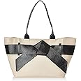 Ted Baker Ted Baker Jimma PU large bow tote bag in beige JIMMA 256419CREAM