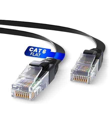 Mygatti Câble réseau Ethernet RJ45 étanche CAT 7 10 m pour l'extérieur, pose directe, 10 Gigabit Ethernet, SFTP, LAN et câble de brassage, noir, 10 m avec 15 serre-câbles