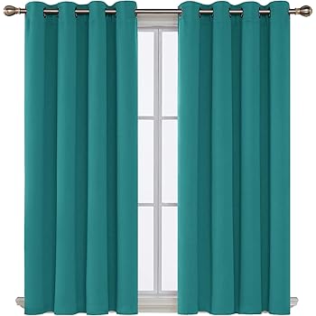 vorhang blickdicht türkis
