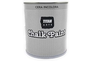 TITAN Cera de Acabado Pintura Tiza 150 ml - Protección y mejora de superficies - Sólido - Cera