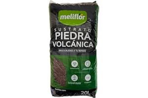 Sustrato Piedra Volcánica Meliflor Puzonala Cribada Roja 20L