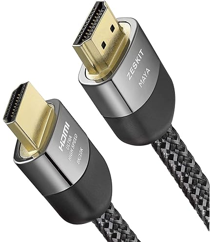 Monoprice 8K Certified Ultra High Speed HDMI Cable - Braided - HDMI 2.1, 8K@60Hz, 4K@120Hz, 48Gbps, HDR, VRR, CL2 In-Wall Rated, 25ft, Black