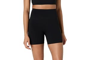 Amazon Essentials Women's Active FormFlex Buttery Soft High-Waist Cycling Shorts