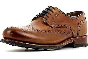 Gordon & Bros Levet 2318 Flex N Rahmengenähter Herren Derby Schnürhalbschuh, Full Brogue, Flexible Goodyear Welted Sohle für perfekten Laufkomfort, für Business, Freizeit