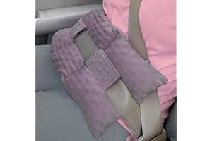 NOGSAY Hysterectomy Pillow Seatbelt Mastectomy Pillow with Pocket for Cervical Cancer Uterine Abdominal Post Surgery Abdomen Healing Protector C-Section Recovery Car Seat Belt Pad Cushion Support (Dark Grey)