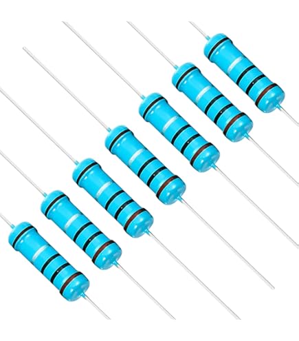 E-Projects 2.2M Ohm Resistors - 1/4W 5% Tolerance Carbon Film (100 Pack)