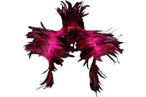 BBOHSS Arnés de plumas para mujer, estilo punk, victoriano, real, plumas naturales, chal de carnaval, baile gótico, accesorios para disfraz.