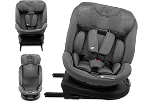 Kinderkraft Xpedition3 I-SIZE 40-150 cm, Child Seat 0-36 kg, Reboarder Rotates 360 Degrees, Isofix Station, FWF and RWF, Adjustable Headrest/Backrest with Reclining Position, SPS+, H-GUARD+, Grey
