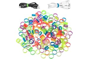 YQQYG 200 Stück Silikon-Gummibänder, rutschfeste kleine Gummibänder, wiederverwendbare Gummiringe und dicke Gummibänder für Schule, Zuhause oder Büro, elastischer Ring