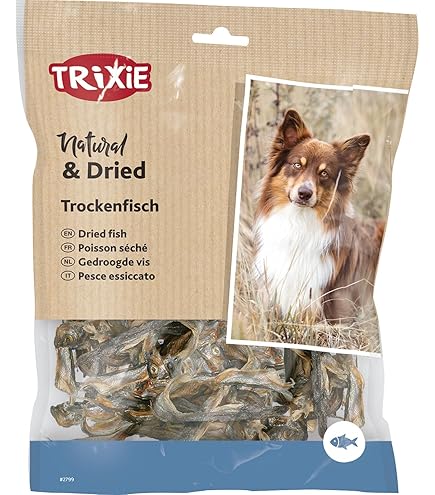 UGF - Poisson Séché Pour Chiens, Friandises Pour Chiens - 80 G Dans Un Pot De 500 ML, Sans Céréales, Hypoallergénique, Diététique, Pour L'éducation Canine, à Mâcher
