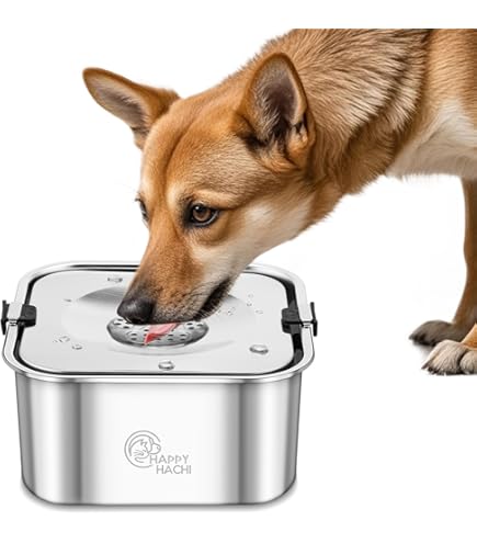 Ciotola Cane Inox 3L Antigoccia - Con Base Antiscivolo E Dispenser Sacchetti - Foto 12