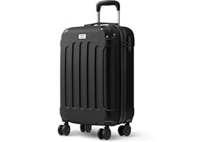 LUGG 20 Inch Suitcase Hard Shell Case 4 Wheel Cabin & Hold Luggage Lightweight ABS Material with TSA Lock Approved for Travel with easyJet, British Airways, RyanAir, Virgin Atlantic, Emirates ect
