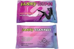 GADGETKING Fanny Wipes Xmas Gift Idea Present for Him Husband Boyfriend Dad Men Friend Girlfriend Funny Wife Teenager Prank April Fools Secret Santa 40th 50th 60th 21st Birthday Rude Ladies Her Boss Novelty