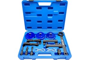 ZKTOOL Kit d'Outils de Calage d'arbre à Cames de Réglage du Moteur, Compatible avec Audi VW A6L 2.4 2.5 2.8 3.0T 3.2 4.2 Touareg Q7 Porsche 3.0T OEM T40070 T40071 T40069 T40058 T40269 T40133