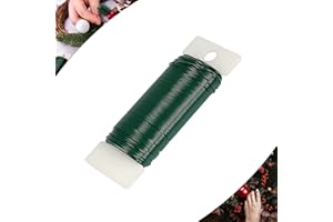 COSORO Fil de Fer Vert Fin Fleuriste pour Art Floral,Fil de Métallique Souple Loisir Creatif Bracelet Perle,pour Jardinage DIY Bijoux Décoration de Noël Tissage et Emballage Fabrication Bouquet