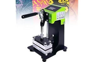 Oiyekntd Effiziente Rosen -Wärme -Pressemaschine 6 * 12 cm, 600W Handbuch Heißstempel Rosin Rosin Heiße Presse Extraktionsmaschine Perfekt für Stausee, mit digitaler LCD -Bedienfeld