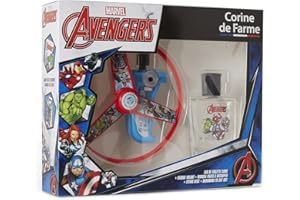Corine de Farme - Coffret Cadeau Avengers Marvel - Eau de Toilette 50ml + Disque Volant - Fabriqué en France