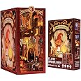 Kit Book Nook CUTEBEE Casa Delle Bambole Per Adulti - Casa Europea In Miniatura Windsor Flower House, Con Luci LED, Decorazione Per Libreria