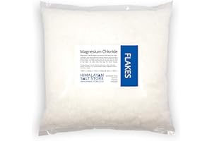 HIMALAYAN SALT STORE 1.9KG Bag | Magnesium Flakes - Magnesium Chloride | Bath & Foot Soak Natural Dead Sea Salt (2KG Gross)