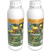 CULTIVERS Citrus Fertilizer Organic Liquid 2 x 1 L NPK Iron Zinc Copper Manganese Molybdenum Boron + 6% Amino Acids | Fertili